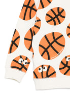 Felpa per bambino Stella McCartney Kids bianca con stampa grafica all-over TY4Q70 Z3521 137MC STELLA McCARTNEY KIDS 