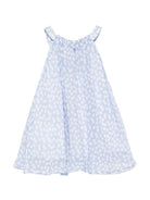 Top per bambina Stella McCartney Kids blu con stampa floreale all-over TY5B21 K0268 602BC STELLA McCARTNEY KIDS 