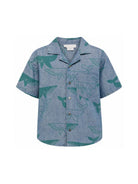 Camicia per bambino Stella McCartney Kids in denim con stampa all-over TY5P11 Z3546 606MC STELLA McCARTNEY KIDS 