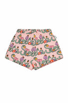 Bermuda per bambina Stella McCartney Kids  rosa con stampa grafica all-over TY6039 Z3581 51RMC STELLA McCARTNEY KIDS 
