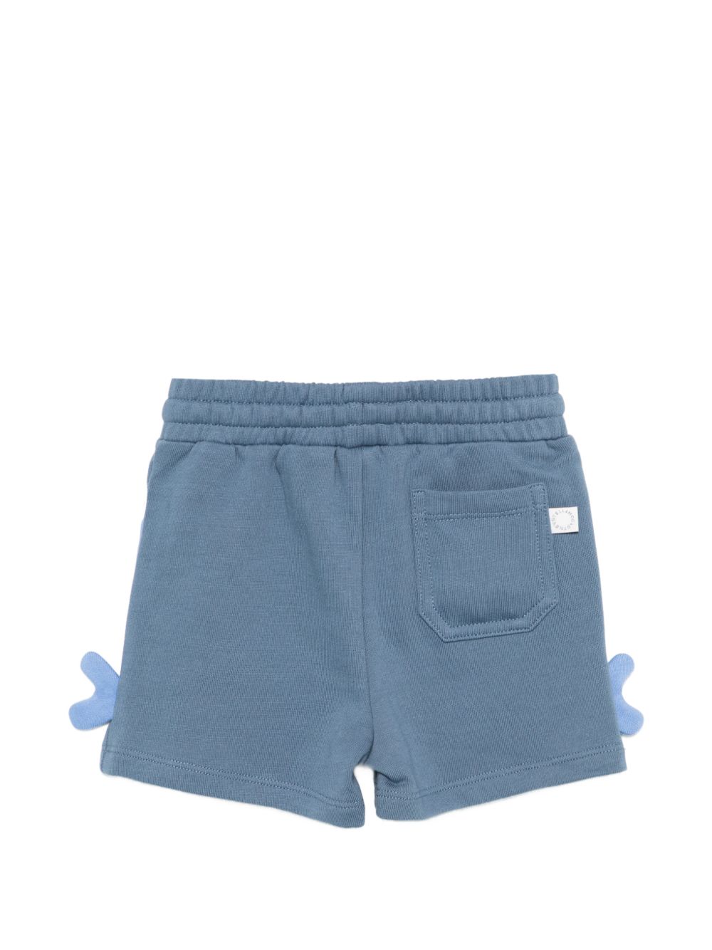 Shorts per neonato Stella McCartney Kids blu con stampa balene TY6589 Z3409 61B STELLA McCARTNEY KIDS 