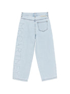 Jeans per bambina Stella McCartney Kids in denim con ricamo TY6C70 Z0746 600 STELLA McCARTNEY KIDS 