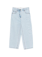 Jeans per bambina Stella McCartney Kids in denim con ricamo TY6C70 Z0746 600 STELLA McCARTNEY KIDS 