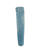 Jeans per bambina Stella McCartney Kids in denim con aperture laterali TY6C80 Z0746 665 STELLA McCARTNEY KIDS 
