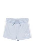 Shorts per bambina Stella McCartney Kids azzurro con elastico in vita TY6D19 Z3498 652 STELLA McCARTNEY KIDS 
