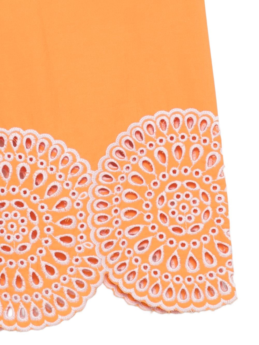 Pantaloni per bambina Stella McCartney Kids arancioni con orlo smerlato TY6E30 Z3459 465 STELLA McCARTNEY KIDS 