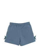 Shorts per bambino Stella McCartney Kids blu con dettagli balena TY6P99 Z3409 61B STELLA McCARTNEY KIDS 