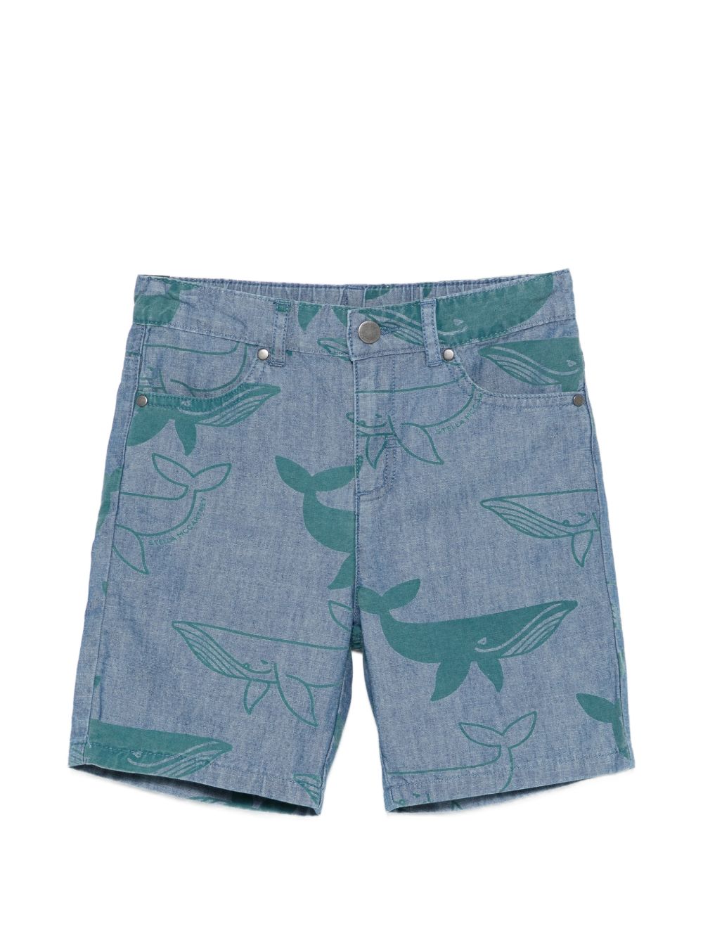 Shorts per bambino Stella McCartney Kids blu con stampa grafica TY6Q29 Z3546 606MC STELLA McCARTNEY KIDS 