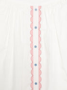 Gonna per bambina Stella McCartney Kids bianca con design a pieghe TY7A20 Z1594 100 STELLA McCARTNEY KIDS 