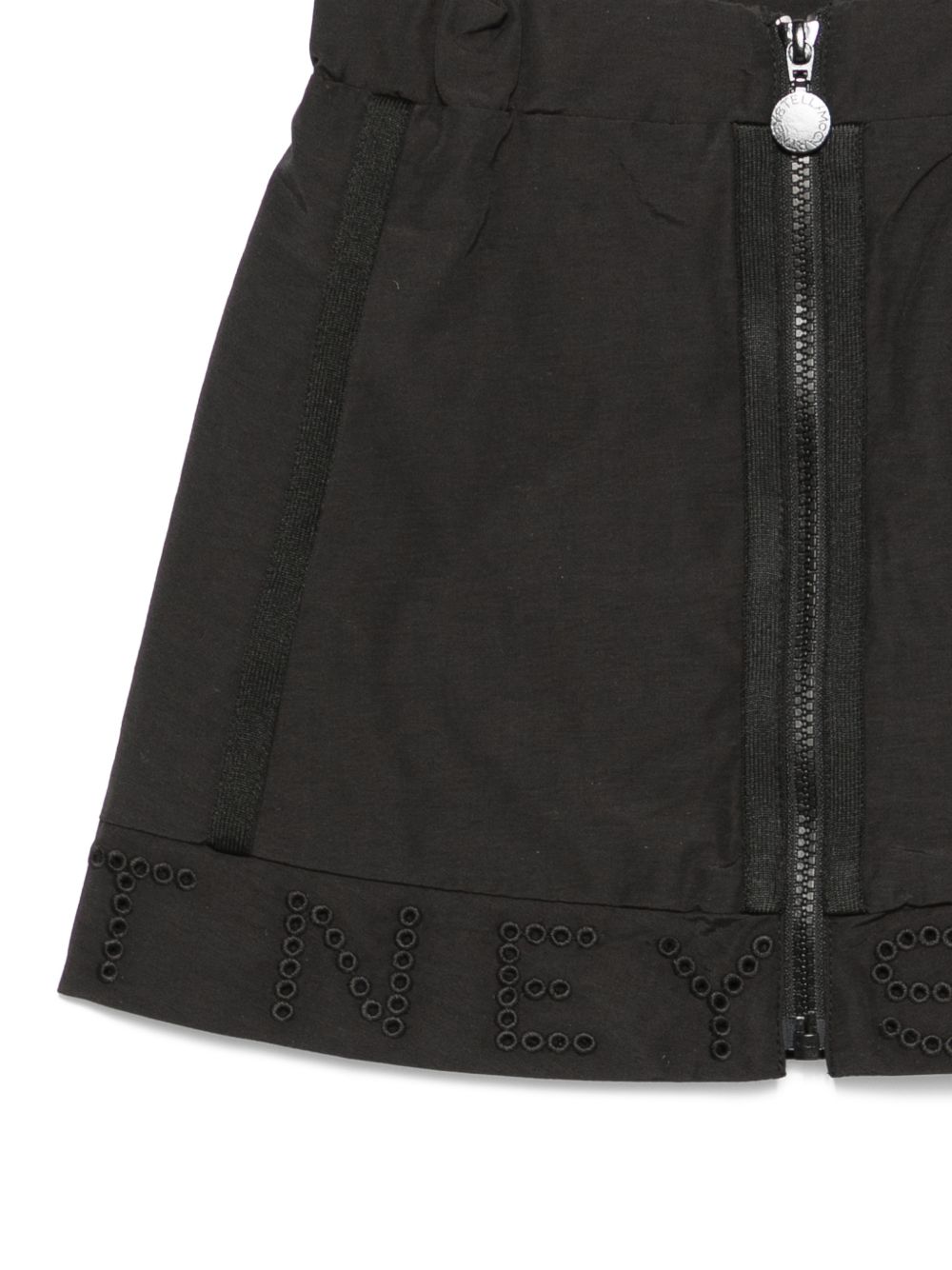Gonna per bambina Stella McCartney Kids nera con dettaglio zip TY7A61 Z3484 930 STELLA McCARTNEY KIDS 