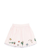 Gonna per bambina Stella McCartney Kids rosa con orlo a smerlo TY7B11 Z0138 51R STELLA McCARTNEY KIDS 