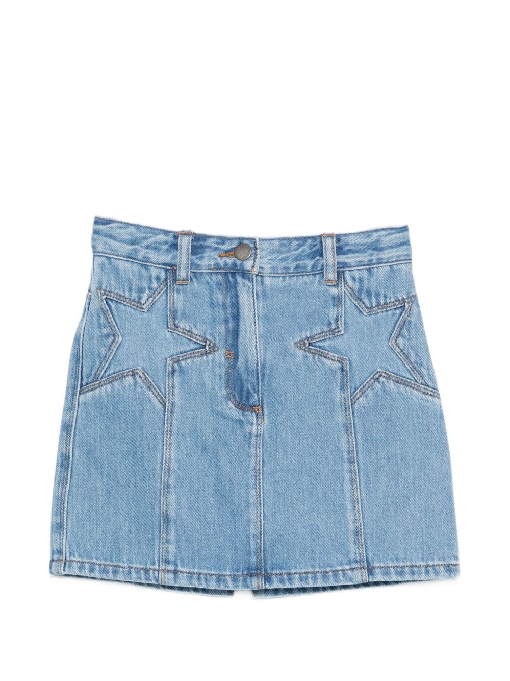 Gonna per bambina Stella McCartney Kids in denim con dettagli stelle TY7B31 Z0746 601 STELLA McCARTNEY KIDS 