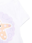 T-shirt per neonata Stella McCartney Kids bianca con stampa grafica TY8051 Z0434 100 STELLA McCARTNEY KIDS 