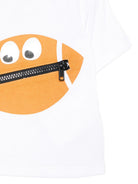 T-shirt per neonato Stella McCartney Kids bianca con stampa palla da rugby TY8640 Z0434 100 STELLA McCARTNEY KIDS 