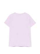 T-shirt per bambina Stella McCartney Kids lilla con dettaglio frange TY8B01 Z0434 539 STELLA McCARTNEY KIDS 