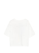 T-shirt per bambina Stella McCartney Kids bianca con stampa Love TY8B21 Z0434 101 STELLA McCARTNEY KIDS 