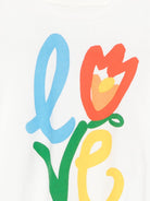 T-shirt per bambina Stella McCartney Kids bianca con stampa Love TY8B21 Z0434 101 STELLA McCARTNEY KIDS 