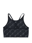 Top per bambina Stella McCartney Kids nero con spalline incrociate TY8C12 Z3479 930BC STELLA McCARTNEY KIDS 