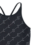 Top per bambina Stella McCartney Kids nero con spalline incrociate TY8C12 Z3479 930BC STELLA McCARTNEY KIDS 