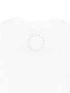 T-shirt per bambino Stella McCartney Kids bianca con scritta sul davanti TY8C31 Z0434 101 STELLA McCARTNEY KIDS 