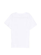 T-shirt per bambina Stella McCartney Kids bianca con stampa logo TY8C71 Z0434 100 STELLA McCARTNEY KIDS 