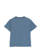 T-shirt per bambino Stella McCartney Kids blu con stampa grafica TY8Q01 Z0434 61B STELLA McCARTNEY KIDS 