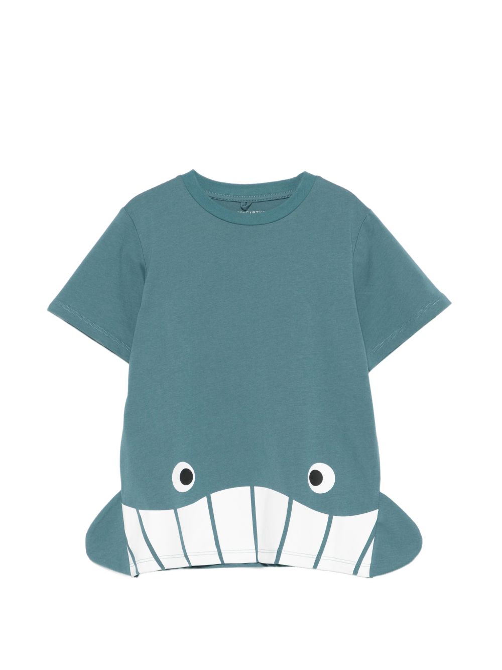 T-shirt per bambino Stella McCartney Kids blu con pinne squalo TY8Q21 Z0434 642 STELLA McCARTNEY KIDS 