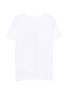 T-shirt per bambino Stella McCartney Kids bianca con stampa balene TY8Q31 Z0434 100 STELLA McCARTNEY KIDS 