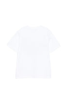 T-shirt per bambino Stella McCartney Kids bianca con stampa grafica balena TY8Q41 Z0434 100 STELLA McCARTNEY KIDS 