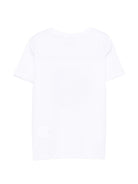 T-shirt per bambino Stella McCartney Kids bianca con stampa balena TY8Q61 Z0434 100 STELLA McCARTNEY KIDS 