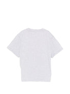 T-shirt per bambino Stella McCartney Kids grigia con stampa grafica TY8R21 Z0434 807 STELLA McCARTNEY KIDS 