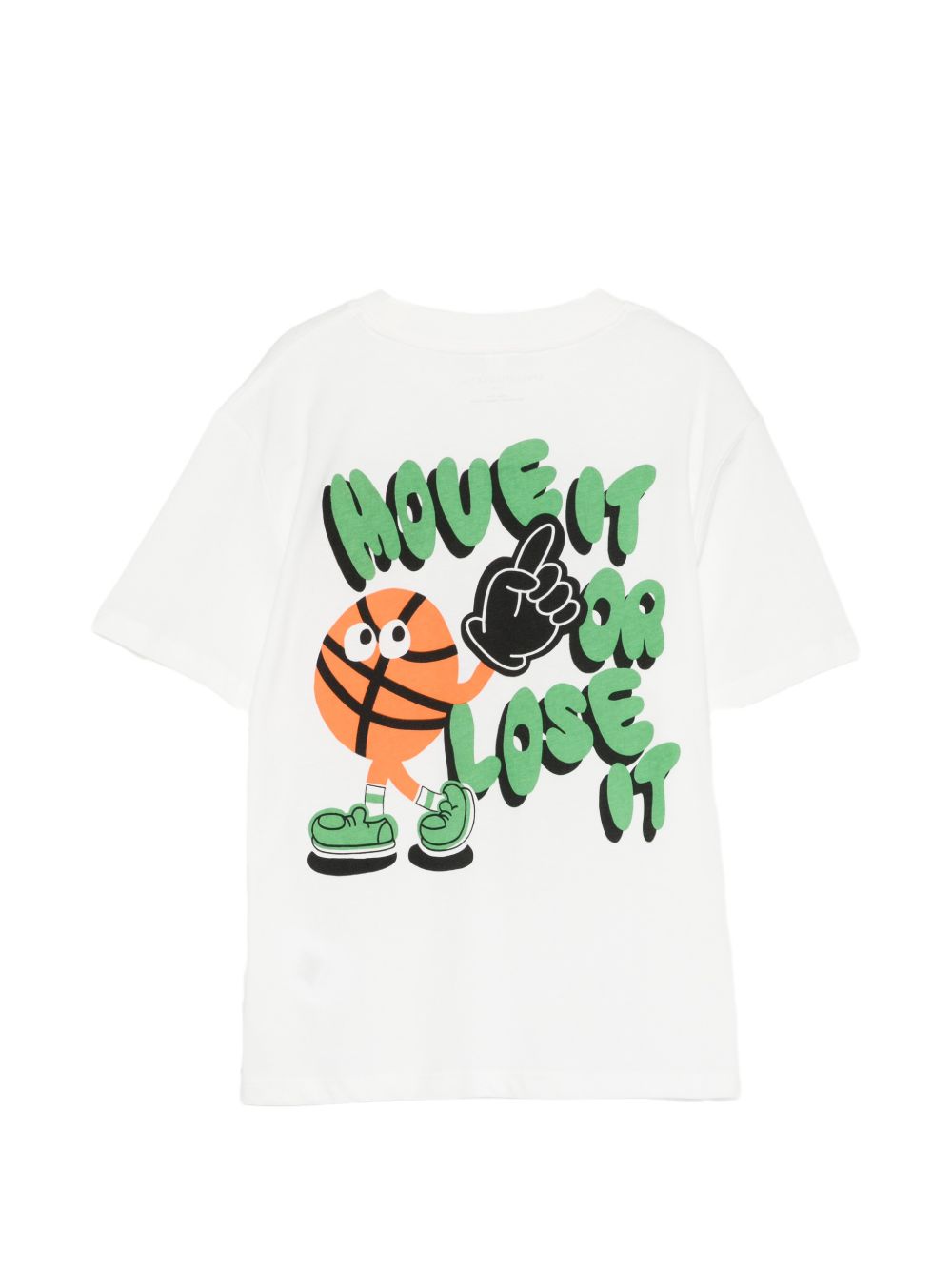 T-shirt per bambino Stella McCartney Kids bianca con applicazione TY8R41 Z0434 101 STELLA McCARTNEY KIDS 