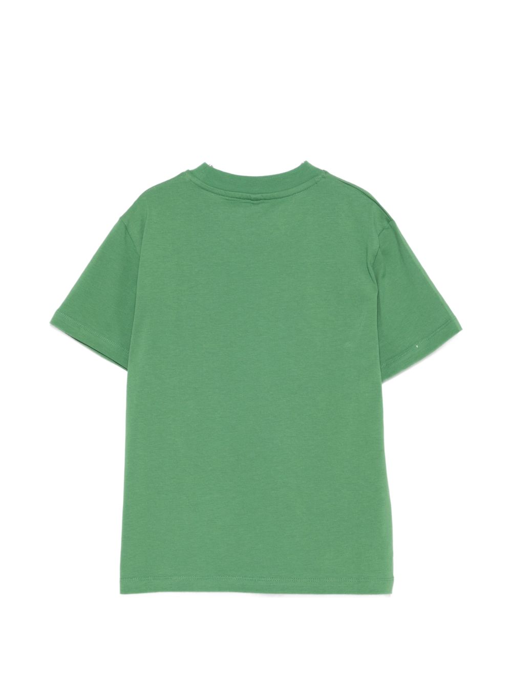 T-shirt per bambino Stella McCartney Kids verde con logo in rilievo TY8S21 Z0434 714 STELLA McCARTNEY KIDS 