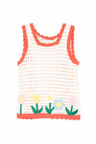 T-shirt per bambina Stella McCartney Kids bianca con fiori ricamati TY9A22 Z1876 101 STELLA McCARTNEY KIDS 