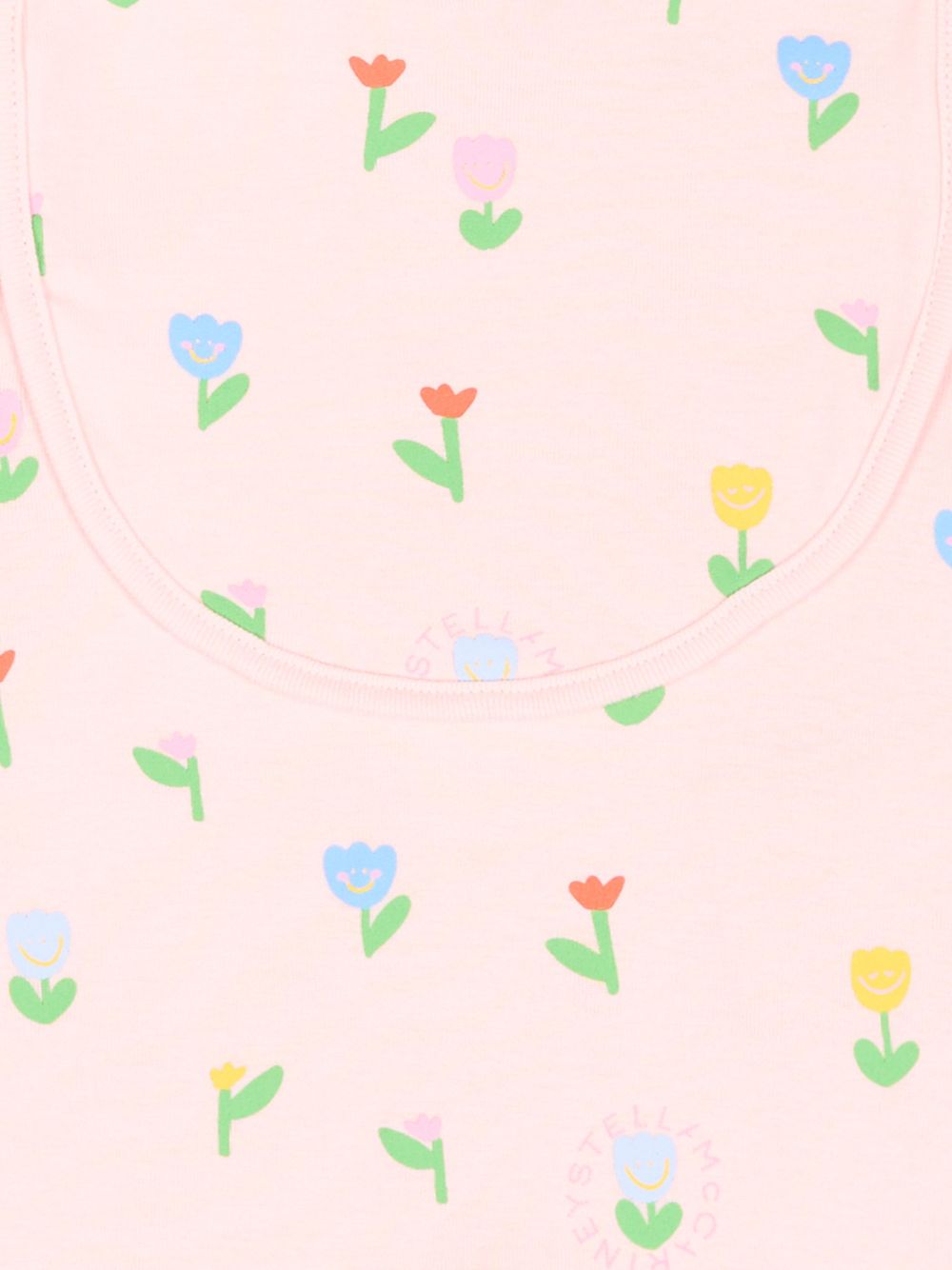 Set tutina e bavaglino per neonata Stella McCartney Kids rosa con stampa all-over TYB030 Z3648 51ZMC STELLA McCARTNEY KIDS 