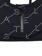 Bikini per bambina Stella McCartney Kids nero con stampa logo all-over TYCA15 Z3479 930BC STELLA McCARTNEY KIDS 