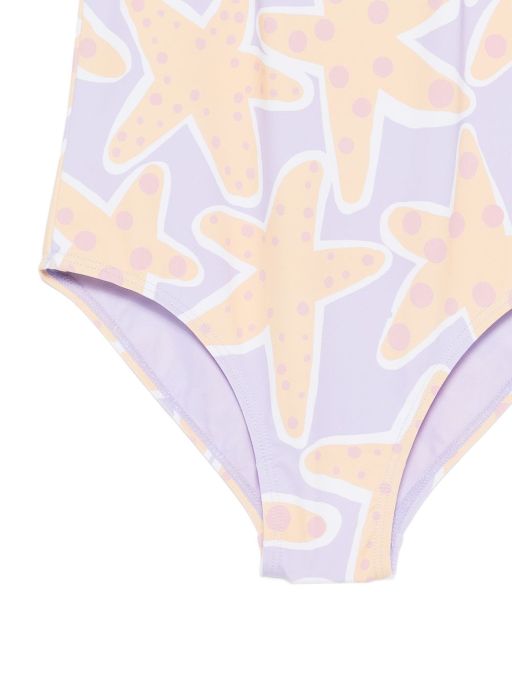 Costume per bambina Stella McCartney Kids multicolore con stampa grafica stelle marine all-over TYCA69 Z3514 539MC STELLA McCARTNEY KIDS 