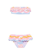 Bikini per bambina Stella McCartney Kids multicolore con ruches TYCA85 Z3517 999MC STELLA McCARTNEY KIDS 