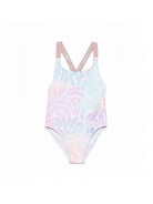 Costume da bagno per bambina Stella McCartney Kids multicolore con logo all-over TYCA99 Z3448 999MC STELLA McCARTNEY KIDS 