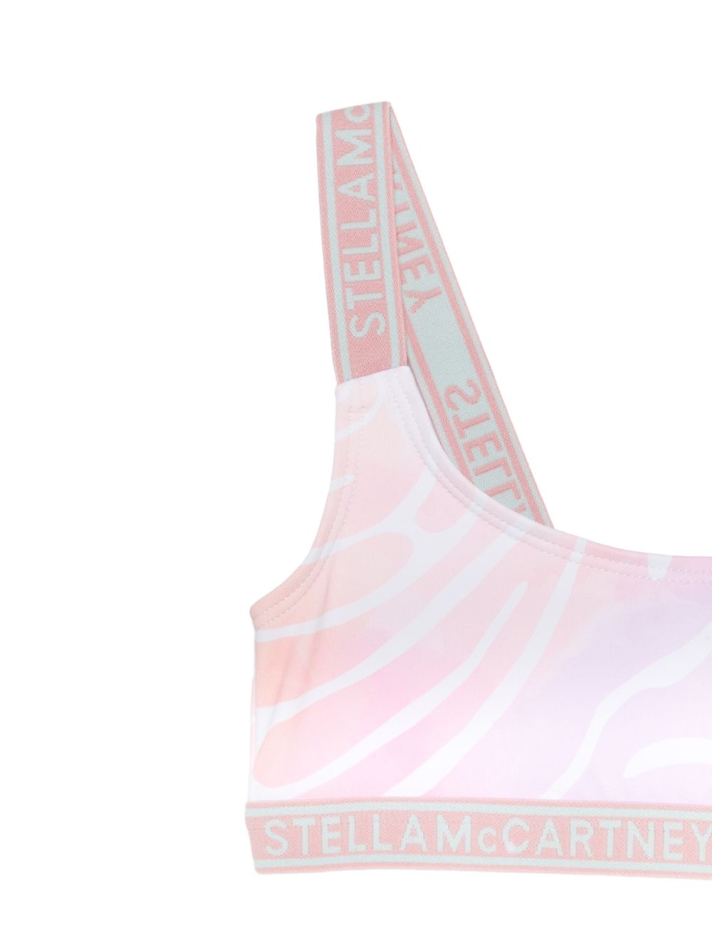 Bikini per bambina Stella McCartney Kids multicolore con stampa logo all-over TYCB05 Z3448 999MC STELLA McCARTNEY KIDS 