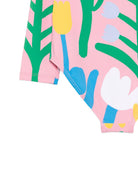 Costume da bagno per bambina Stella McCartney Kids rosa con stampa grafica all-over TYCB49 Z3518 509MC STELLA McCARTNEY KIDS 
