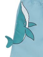 Costumi per bambino Stella McCartney Kids azzurro con grafica balene TYCP69 Z0433 642 STELLA McCARTNEY KIDS 