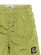 Costume da bagno per bambino Stone Island Junior verde con logo L1S16B100002S0043 V005F STONE ISLAND KIDS 