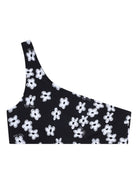 Set due pezzi bikini per bambina The Marc Jacobs Kids nero con stampa fiori W60758 09B THE MARC JACOBS KIDS 