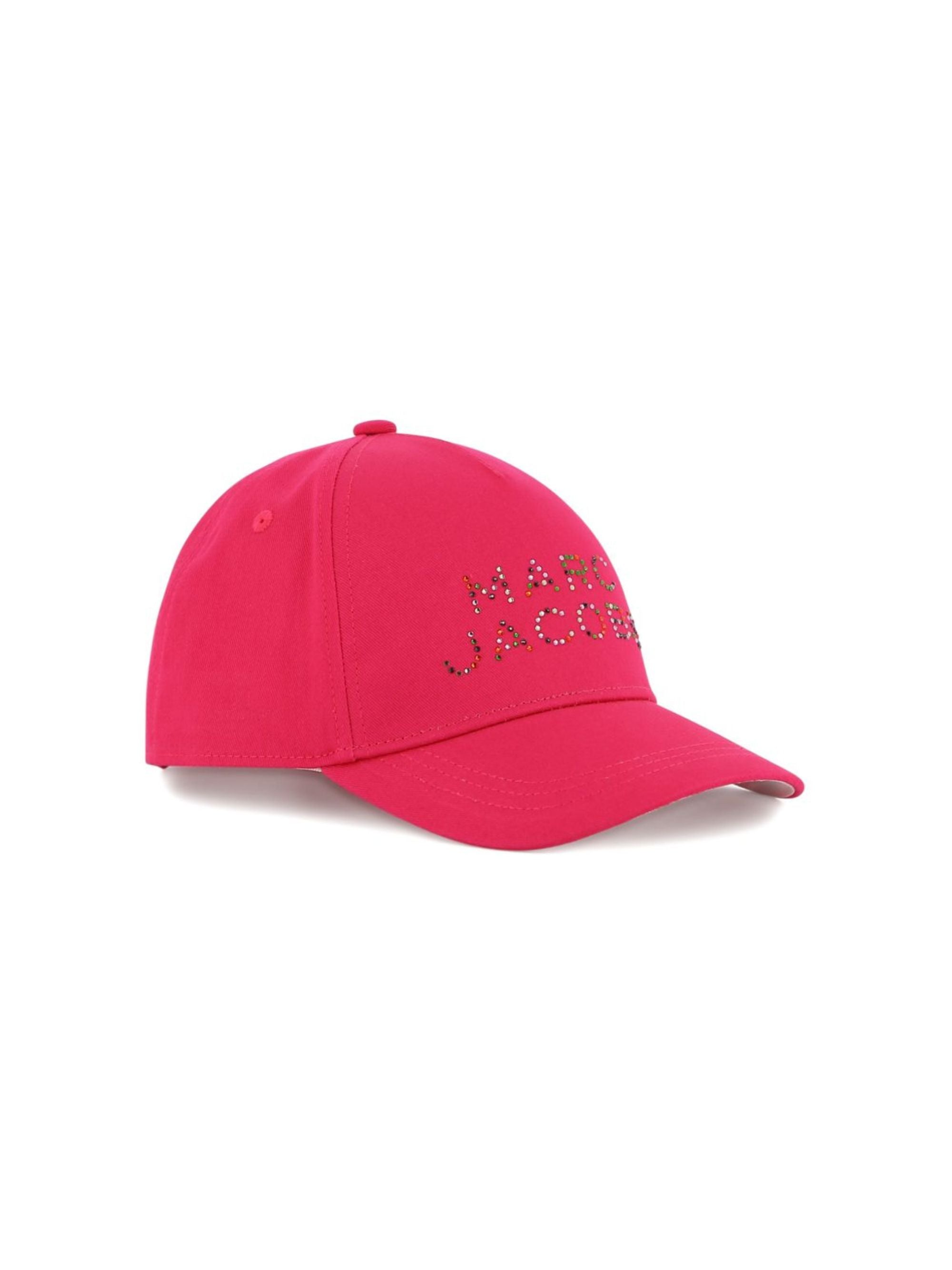 Cappello da baseball The Marc Jacobs Kids fucsia con logo sul davanti W60838 437 THE MARC JACOBS KIDS 