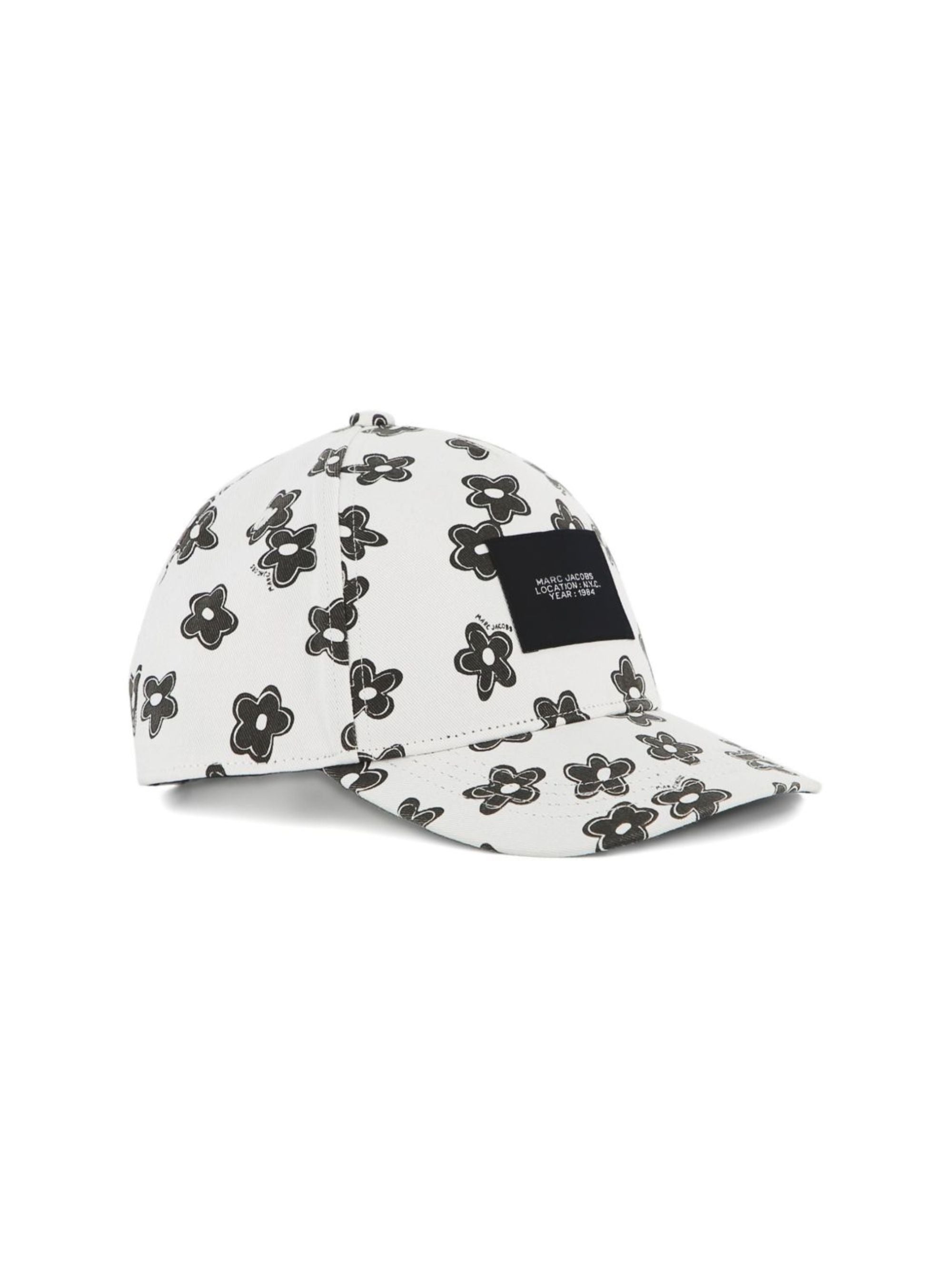 Cappello da baseball per bambina The Marc Jacobs Kids multicolore con stampa a fiori W60839 126 THE MARC JACOBS KIDS 