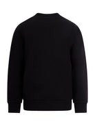Felpa per bambino Balmain Kids nera con logo sul davanti BY4P20 Z3183 930BC BALMAIN KIDS 