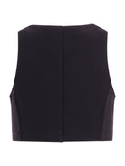 Panciotto per bambina Balmain Kids nero con bottoni dorati sul davanti BY5A02 J0371 930 BALMAIN KIDS 