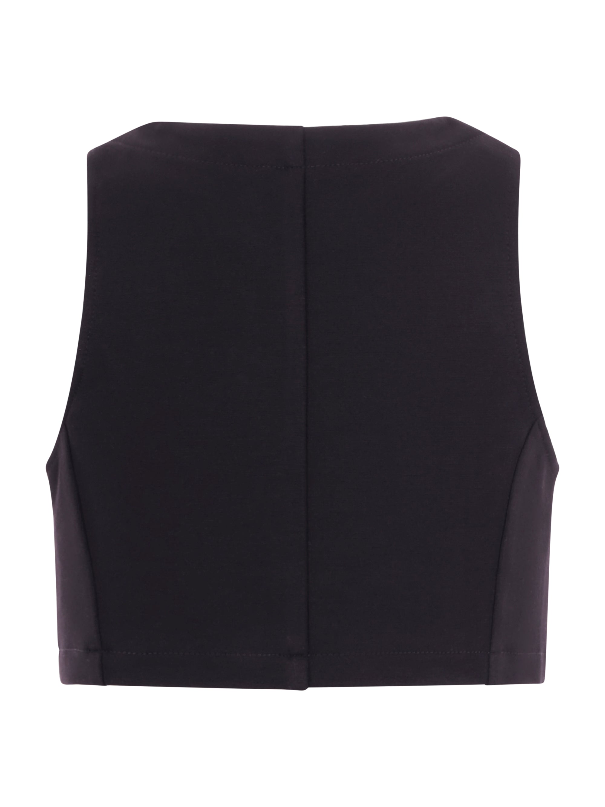 Panciotto per bambina Balmain Kids nero con bottoni dorati sul davanti BY5A02 J0371 930 BALMAIN KIDS 