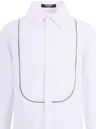 Camicia per bambino Balmain Kids bianca con colletto classico BY5P20 P0562 100BC BALMAIN KIDS 